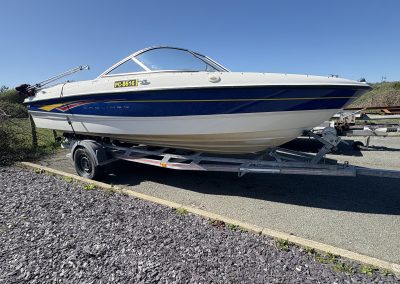 2009 Bayliner 185 bowrider for sale at Harbour Marine in Pwllheli near Abersoch.