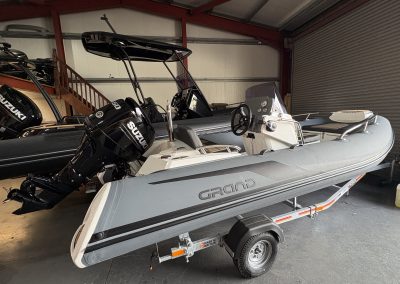 New GRAND G420 for sale at Harbour Marine in Pwllheli near Abersoch with Suzuki DF60