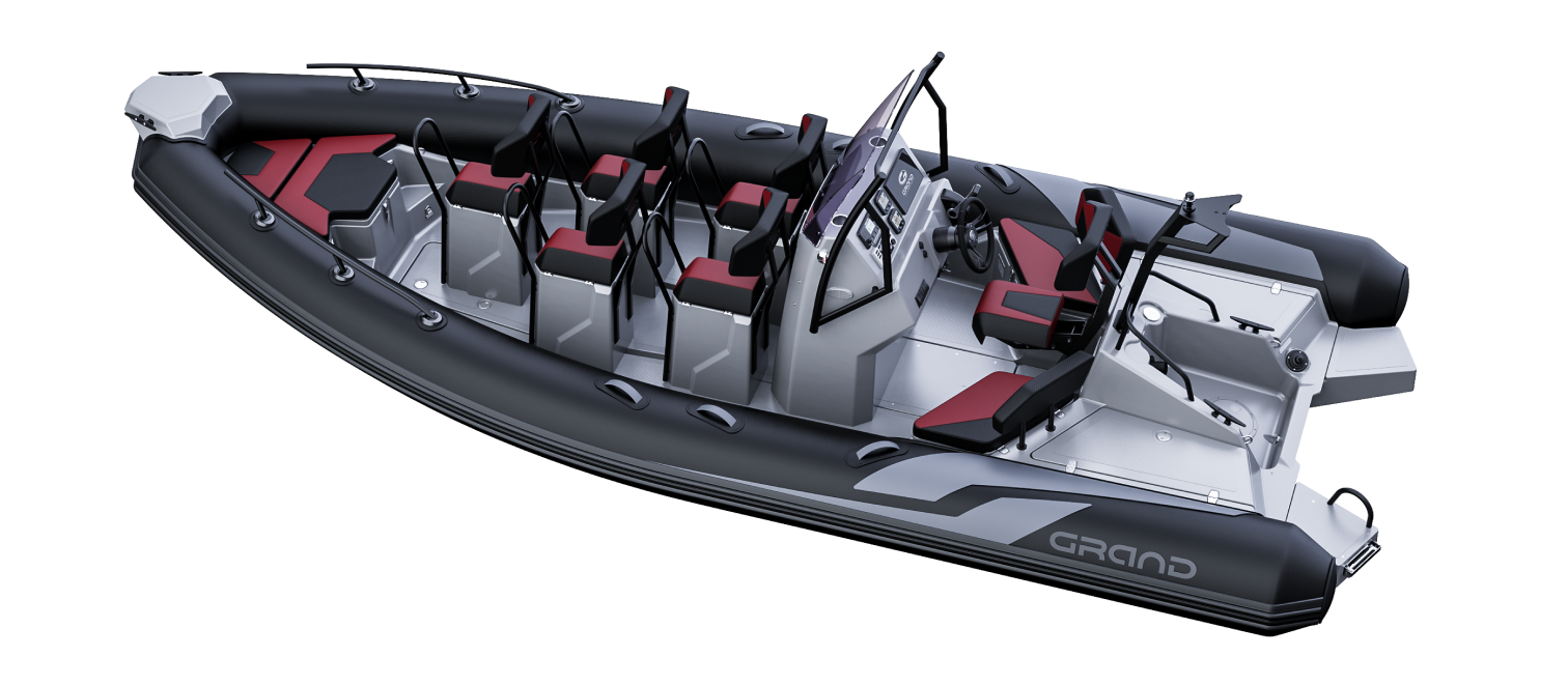 D600 Drive Harbour Marine GRAND Drive D600 RIB for sale at Harbour Marine in Pwllheli Marina near Abersoch. 6m adventure RIB for sale.