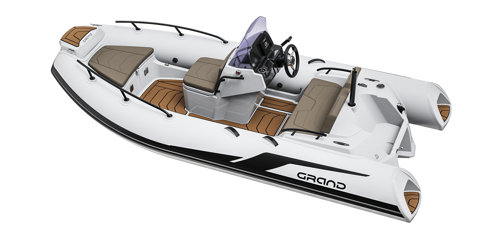 GRAND G420 for sale at Harbour Marine in Pwllheli Marina near Abersoch. 4.2m RIB for sale.