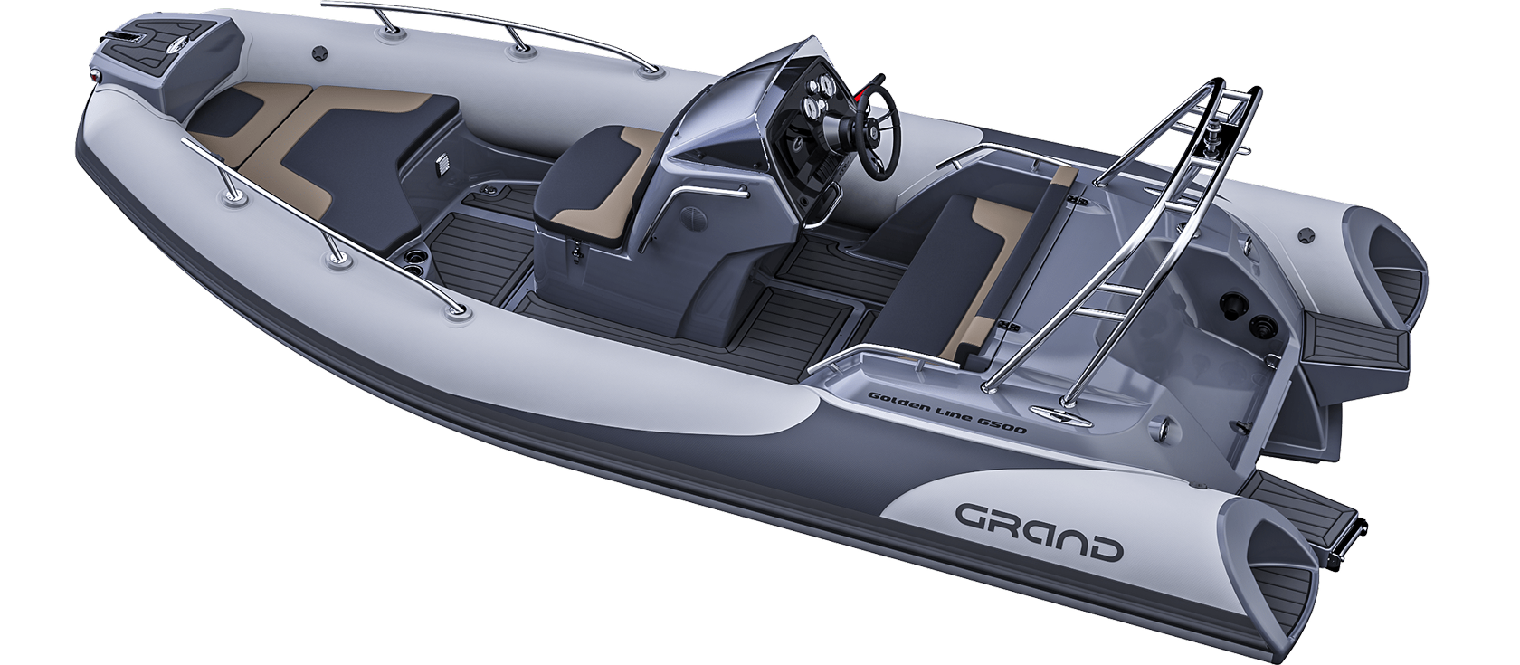 GRAND G500 for sale at Harbour Marine in Pwllheli near Abersoch. 5m RIB for sale.